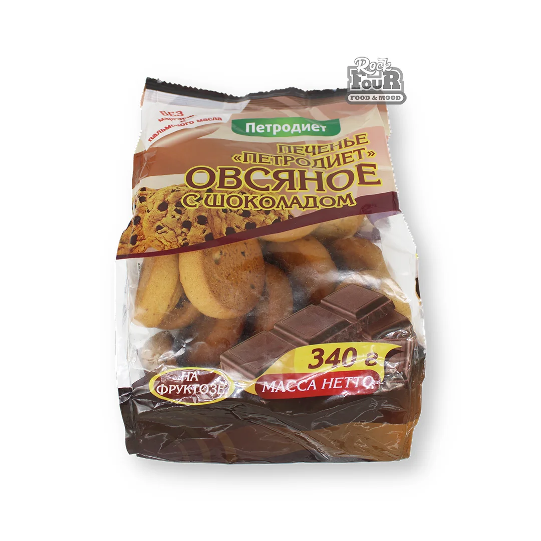 Cookies "Petrodiet" oatmeal with chocolate 340g